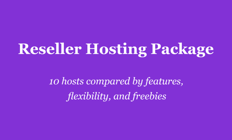 reseller hosting package