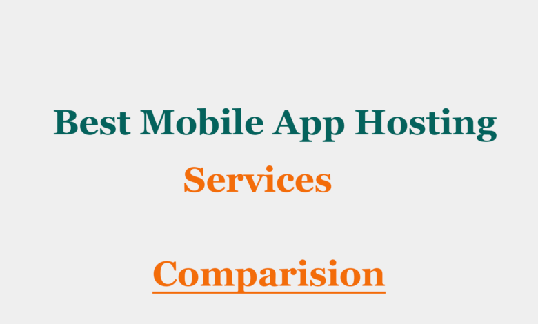 mobile app hosting services